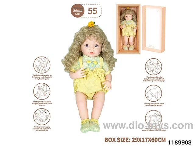 22 inch newborn simulation doll set
