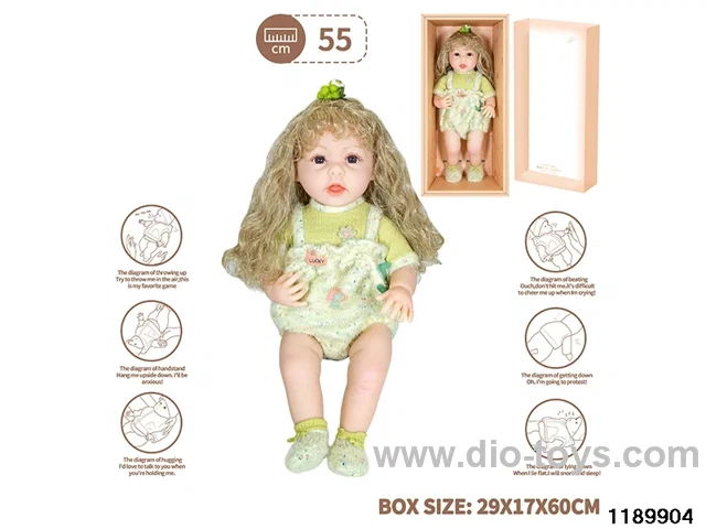 22 inch newborn simulation doll set