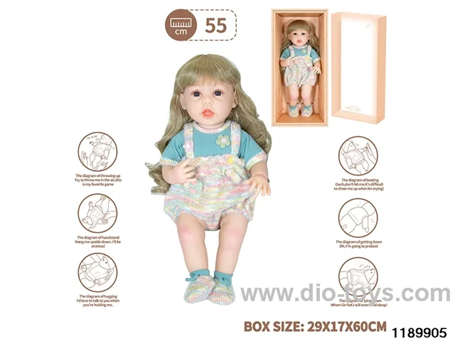 22 inch newborn simulation doll set