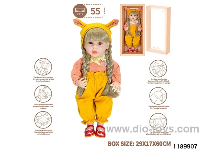 22 inch newborn simulation doll set