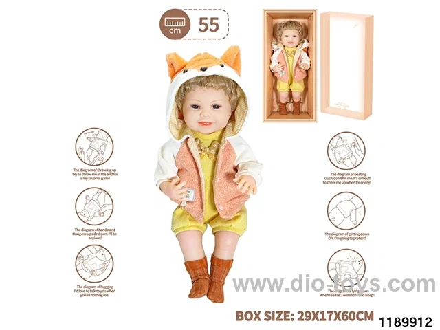 22 inch newborn simulation doll set