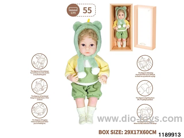 22 inch newborn simulation doll set