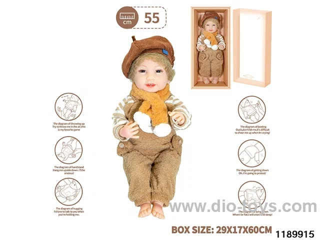 22 inch newborn simulation doll set