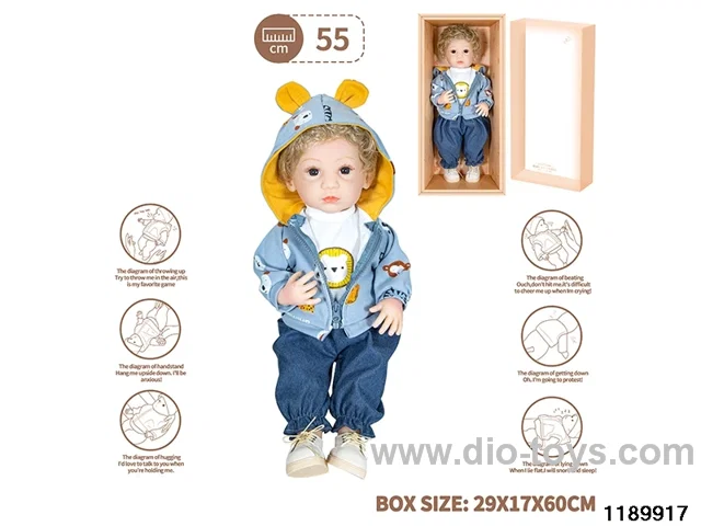 22 inch newborn simulation doll set