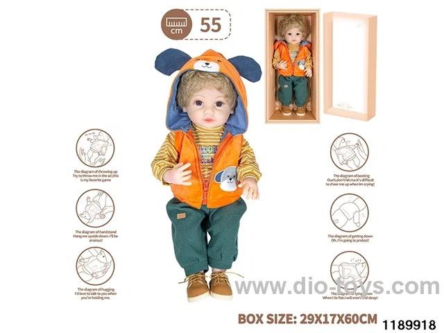 22 inch newborn simulation doll set