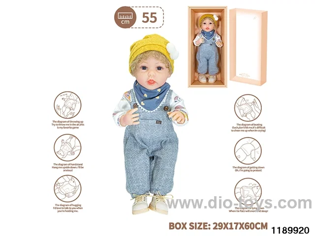 22 inch newborn simulation doll set