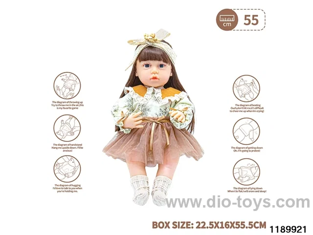 22 inch newborn simulation doll set