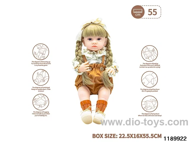 22 inch newborn simulation doll set