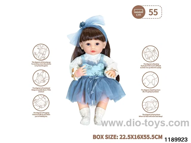 22 inch newborn simulation doll set