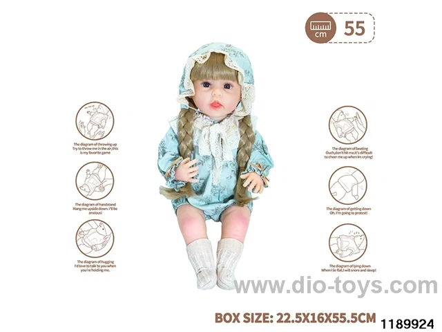 22 inch newborn simulation doll set