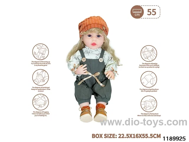 22 inch newborn simulation doll set