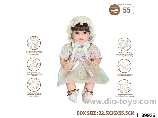 22 inch newborn simulation doll set