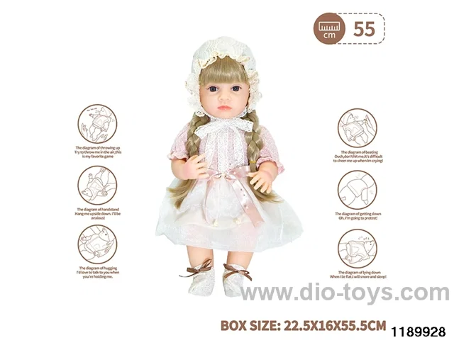 22 inch newborn simulation doll set