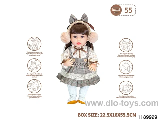 22 inch newborn simulation doll set