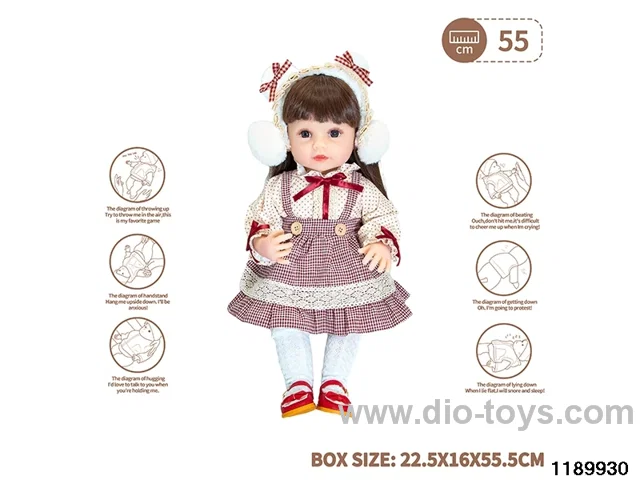 22 inch newborn simulation doll set