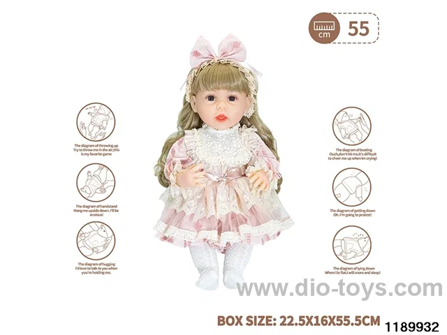 22 inch newborn simulation doll set