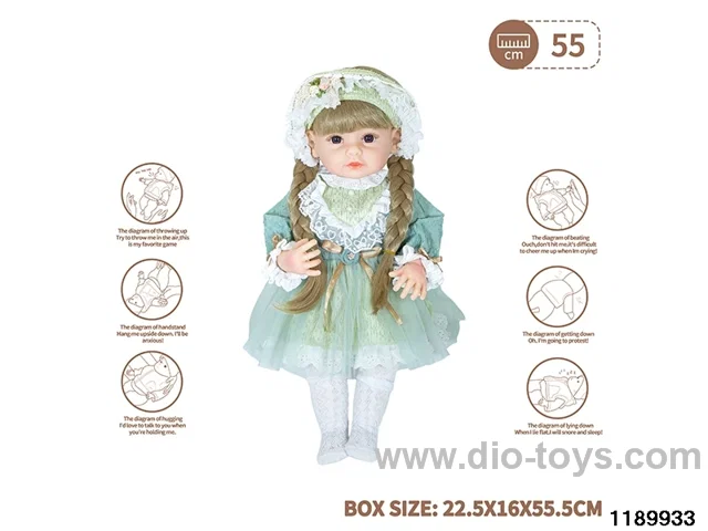 22 inch newborn simulation doll set