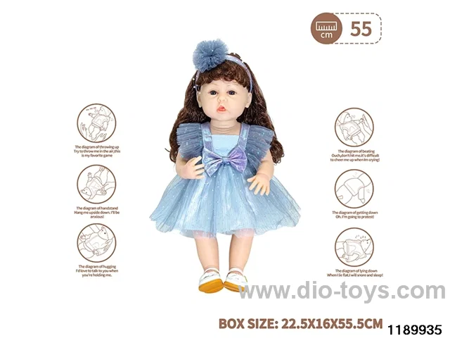 22 inch newborn simulation doll set
