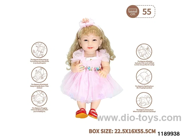 22 inch newborn simulation doll set