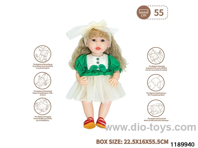 22 inch newborn simulation doll set