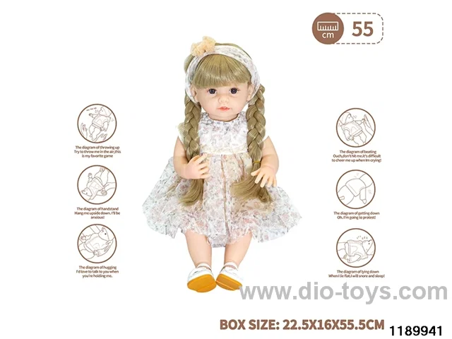 22 inch newborn simulation doll set