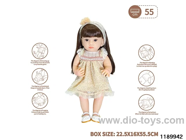 22 inch newborn simulation doll set