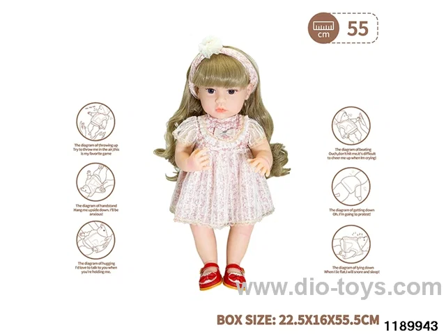 22 inch newborn simulation doll set