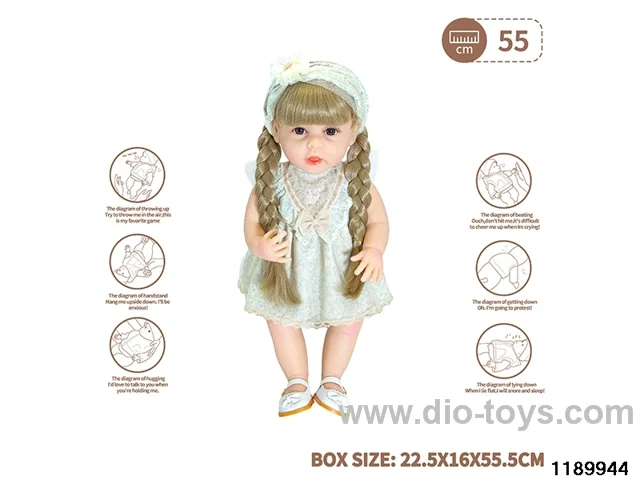 22 inch newborn simulation doll set
