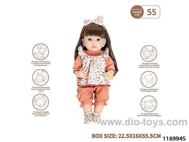 22 inch newborn simulation doll set
