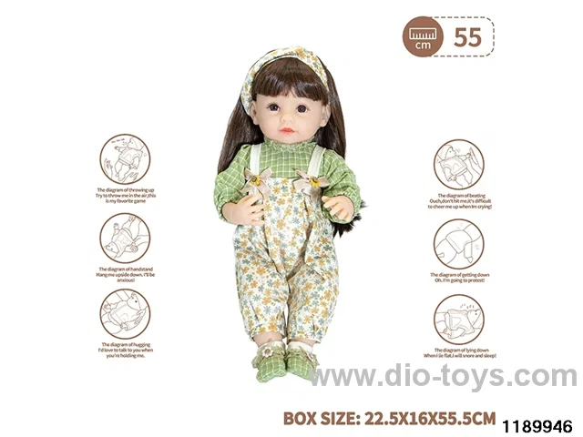 22 inch newborn simulation doll set