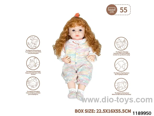 22 inch newborn simulation doll set