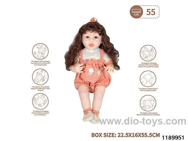 22 inch newborn simulation doll set