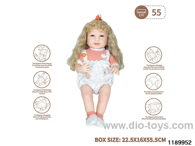 22 inch newborn simulation doll set