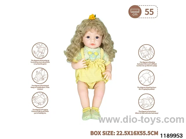 22 inch newborn simulation doll set