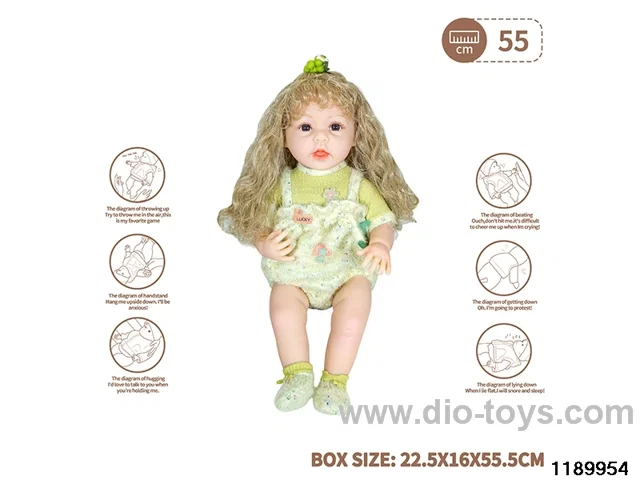 22 inch newborn simulation doll set