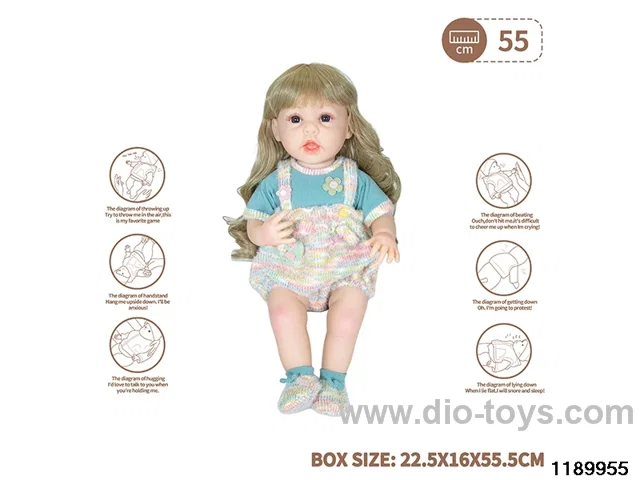 22 inch newborn simulation doll set