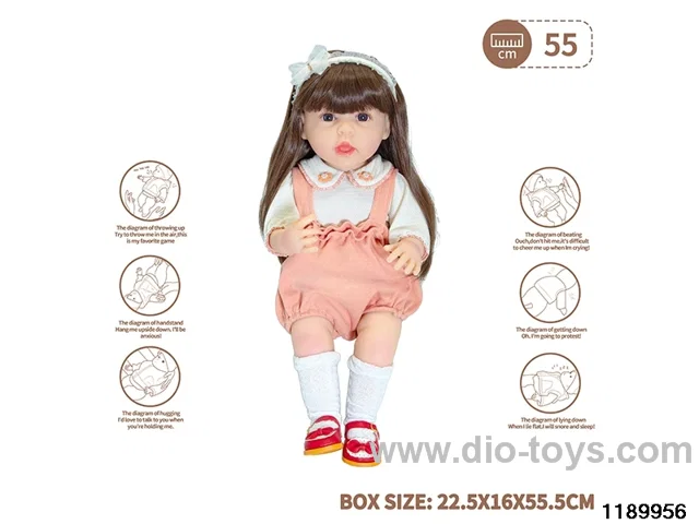 22 inch newborn simulation doll set