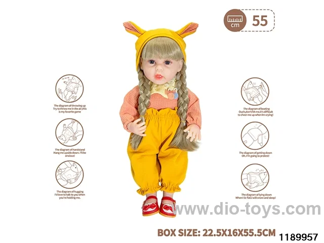 22 inch newborn simulation doll set