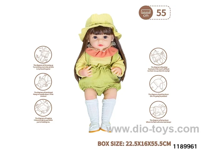 22 inch newborn simulation doll set