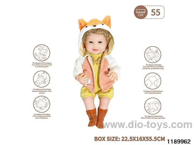 22 inch newborn simulation doll set