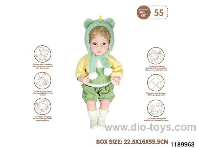 22 inch newborn simulation doll set