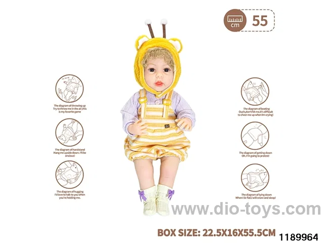 22 inch newborn simulation doll set