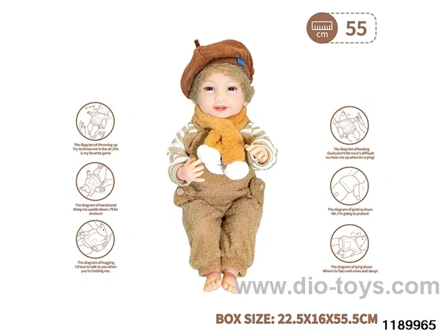 22 inch newborn simulation doll set