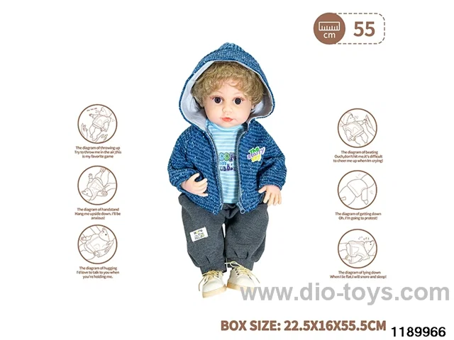22 inch newborn simulation doll set