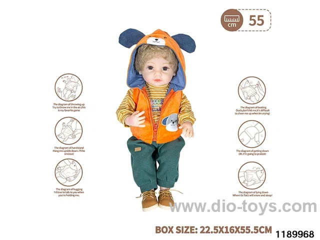 22 inch newborn simulation doll set