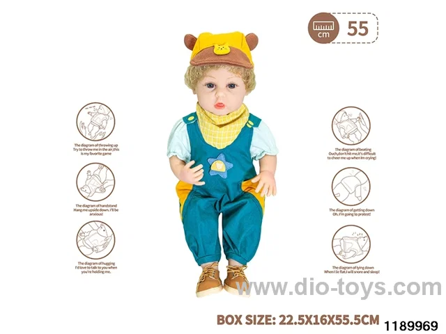 22 inch newborn simulation doll set
