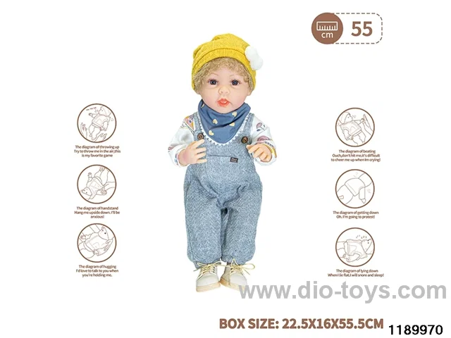 22 inch newborn simulation doll set