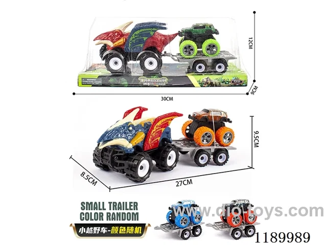 Inertia Off-road Pteranodon Trailer Pull Back Bigfoot Climbing Alloy Vehicle