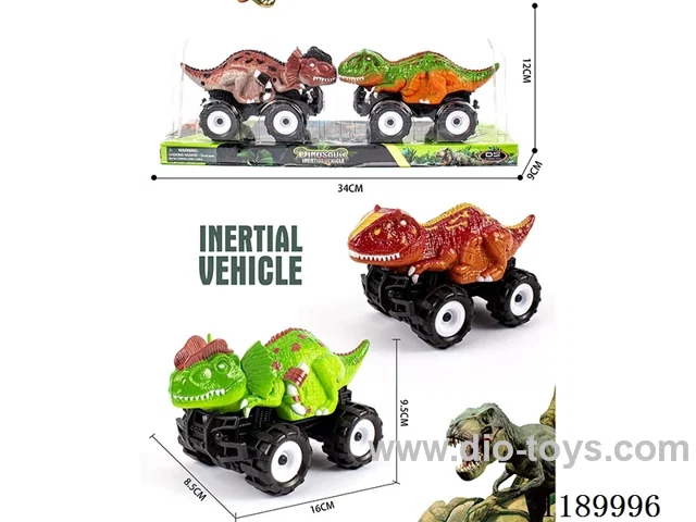 Inertia Offroad Double Crown Dragon Vehicle + Inertia Offroad Velociraptor Vehicle