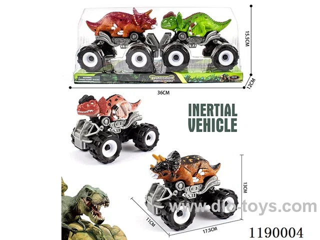 Inertia Bigfoot Triceratops + Inertia Bigfoot Double Crown Dragon Carriage